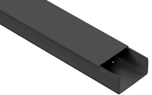 Кабель-канал 100х40 L2000 пластик ЭЛЕКОР черн. IEK EL-KK10-100-040-1-K02