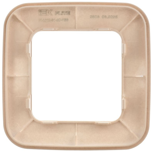 Рамка 1-м СП FLITE РУ-1-А-ФлЛ льняной IEK FI-M12-31-20-K88