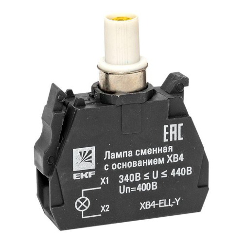 Лампа сменная с основанием XB4 желт. 400В PROxima EKF XB4-ELL-Y