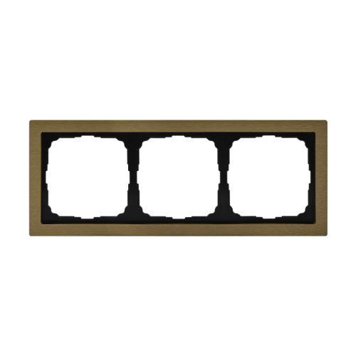Рамка 3-м ArtGallery Pure метал. латунь SE GAL312203