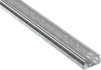 Лоток листовой неперфорир. 50х100 L2000 сталь 2.0мм HDZ ESCA 7 IEK CLN10-050-100-200-2-HDZ