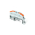 Клемма монтажная СМК PTC-1P 4211 DIN 450В 32А 0.08-2.5(4.0)кв.мм JazzWay 5073883