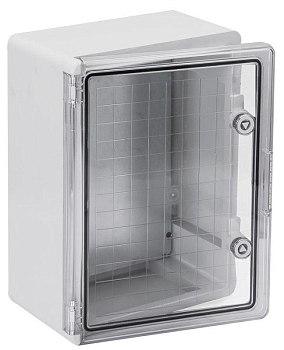 Корпус ЩМПп 400х300х170 УХЛ1 IP65 прозр. дверь пластик. IEK MKP92-N-403017-65