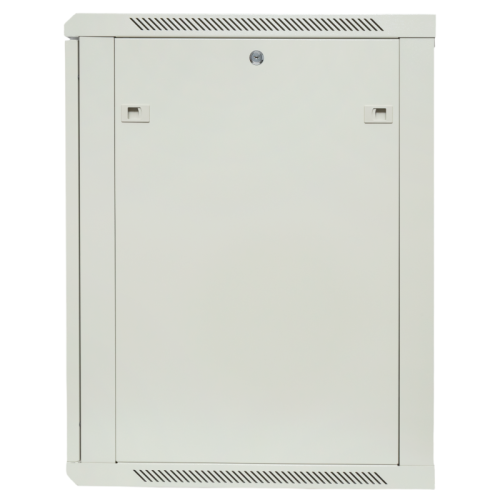 Шкаф настенный 19дюйм TERACOM PRO 12U 600х450мм дверь стеклянная с замком-ручкой сер. EKF TRP-WLL-1264-40G