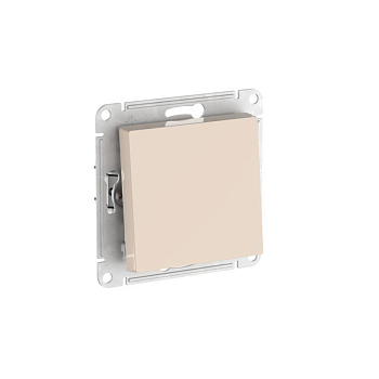 Переключатель 1-кл. AtlasDesign (сх. 6) 10AX быстрозажим. клем. механизм беж. SE ATN000261S