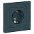 Розетка 1-м СП AtlasDesign 16А IP20 с заземл. защ. шторки в сборе изумруд SE ATN000844