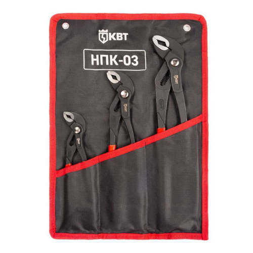 Набор переставных клещей НПК-03 "Практик" КВТ 85285
