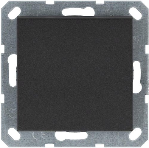 Кнопка звонка 1-кл. 10А IP20 механизм антрацит Jasmart G3010B