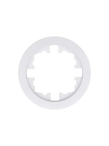 Рамка 1-м OSEN горизонт. круглая бел. LEZARD 744-0200-146