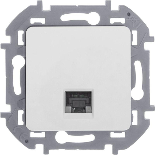 Розетка компьютерная Inspiria RJ45 кат.5E UTP бел. IEK 673825