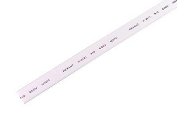 Трубка термоусадочная ТУТ нг 10.0/5.0 бел. 1м REXANT 21-0001