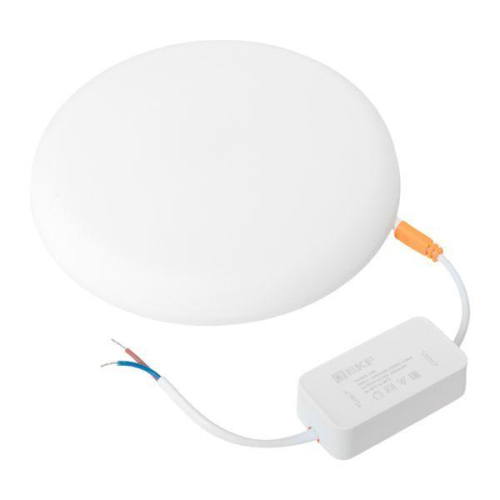 Светильник светодиодный ДВО 1109 24Вт 6500К IP20 круглый встраив. даунлайт безрамочный LUMA EKF DLL-1109-R-24-6500