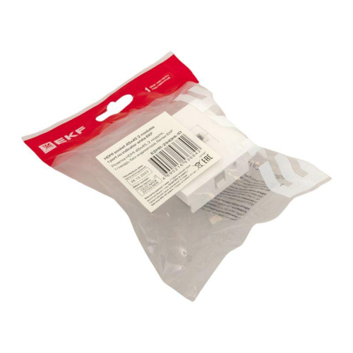 Розетка HDMI 1-м СП 2мод. без индикатора бел. EKF E2MR-21HDMI-10