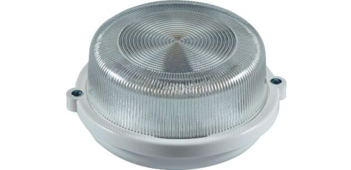 Светильник НПП 03-100-010.2 Луна 10 ЖКХ накладной с решеткой пластик. Владасвет 10698