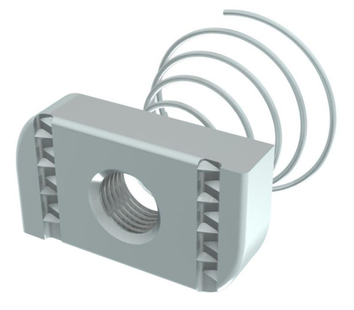 Гайка-STRUT с конусной пруж. М6 IEK CMZ13-SGH-06