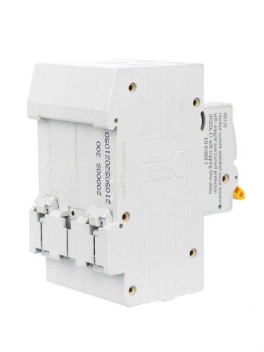 Выключатель автоматический дифференциального тока селективный 2п 50А 300мА тип AC АД12S KARAT IEK MAD13-2-050-C-300