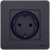 Розетка 1-м СП Inspiria 16А IP20 250В 2P+E защ. шторки немецк. стандарт механизм антрацит IEK 673733 Розетка 1-м СП Inspiria 16А IP20 250В 2P+E защ. шторки немецк. стандарт механизм антрацит IEK 673733