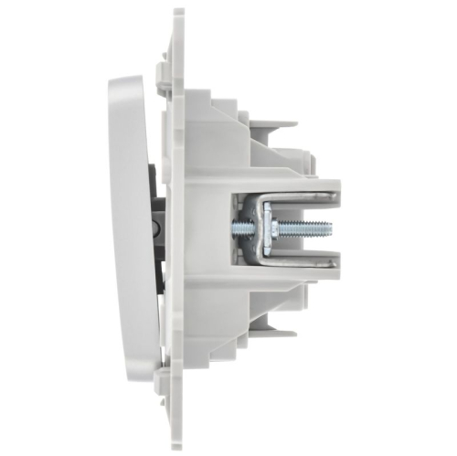 Выключатель 1-кл. СП FLITE ВС11-1-0-ФлА 10А механизм алюм. IEK FI-V10-0-10-1-K47