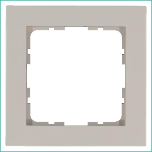 Рамка 1-м G-Classic тауп Jasmart G1001T