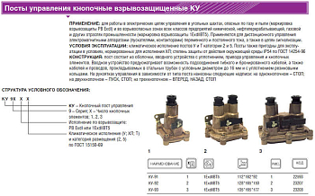 Пост управления кнопочный КУ-91-1Ех db IIВ Т5 Gb/Ex tb IIIC T95град.C Db-ХЛ2 ВЭЛАН 00-00308636