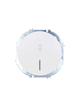 Выключатель проходной 1-кл. СП OSEN 10А IP20 с подсветкой механизм бел. LEZARD 743-0288-114