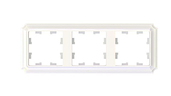 Рамка 3-м AtlasDesign Antique универс. жемчуж. SE ATN100403
