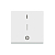 Выключатель 1-кл. 2п 2мод. СП Mosaic 10А бел. Leg 077050L