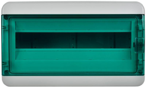Корпус КМПн-18 TEKFOR IP65 зел. прозр. дверь пластик. IEK TF5-KP72-N-18-65-K03-K06