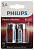 Элемент питания алкалиновый C/LR14 1.5В Power (блист. 2шт) Philips Б0062687