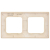 Рамка 2-м СП FLITE РУ-2-К-ФлСл сливочный IEK FI-M22-32-20-K86