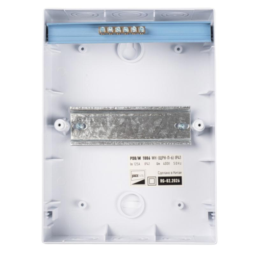 Бокс модульный накладной PDB/W 1006 WH (ЩРН-П- 6) IP41 пластик. Pro JazzWay 5071650