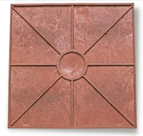 Плита для закрытия кабеля ПЗК "ОСТОРОЖНО КАБЕЛЬ" 480х480х16 Synergy 00-00000060