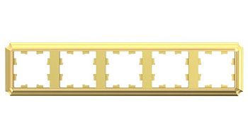 Рамка 5-м AtlasDesign Antique универс. зол. SE ATN101605