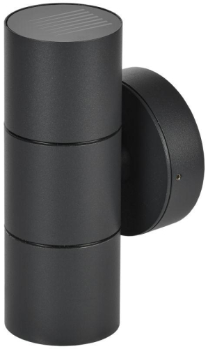 Светильник 5113 2хGU10 IP65 уличный настенный черн. IEK LT-UPU0-5113-GU10-2-K02