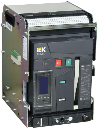 Выключатель автоматический воздушный 3п A 1250А 66кА TT выдвижн. с комплектом аксессуаров ARMAT IEK AR-ACB-3VA-066-1250A-TTCF