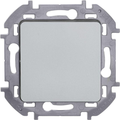 Переключатель 1-кл. Inspiria 10А IP20 250В 10AX механизм алюм. IEK 673652