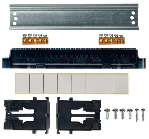 Корпус ЩРВ-П-8 TEKFOR IP41 бел. дверь пластик. IEK TF5-KP13-V-08-41-K01-K01