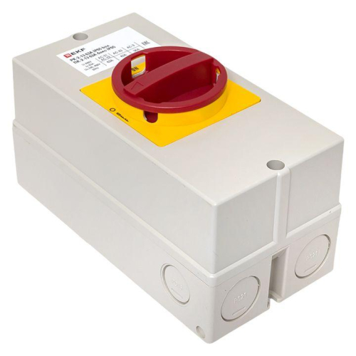 Переключатель кулачковый ПК-2-13 63А 3п "ВКЛ-ВЫКЛ" с блокировкой в боксе IP65 PROxima EKF pk-2k-13-63-a65