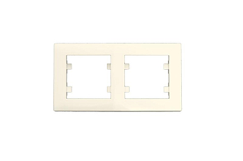 Рамка 2-м Karea RIZZ крем Makel 88010702