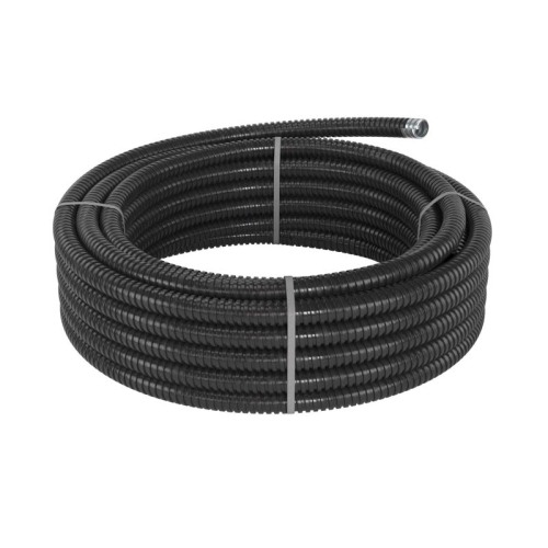 Металлорукав в герметичной ПВХ изоляции DN 50мм Dвн. 50.5мм Dнар. 57.0 черн. (уп.25м) DKC 6071R-050N