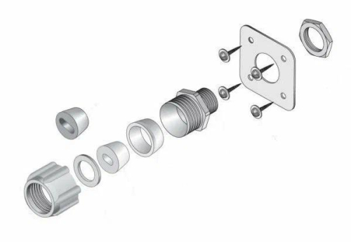 Устройство для ввода кабеля под теплоизоляцию LEK/U ССТ 2187253