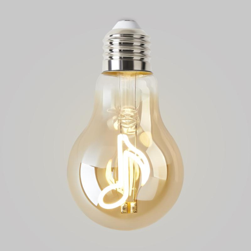 Лампа светодиодная филаментная Loft 271 A60 3Вт 2400К E27 Voltega 8582