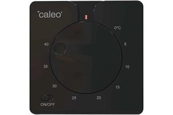 Терморегулятор C430 black встраиваемый аналоговый 3.5кВт CALEO 0К-00000791