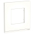 Рамка 1-м Unica Pure горизонт. матов. стекло/бел. SchE NU600289