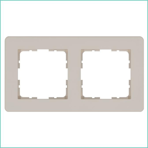 Рамка 2-м G-Flex тауп Jasmart G1102T