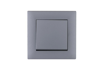 Выключатель 1-клав. Karea RIZZ STAR сер. Makel 88065001