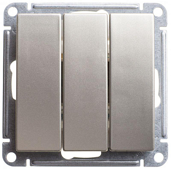 Выключатель 3-кл. СП W59 10А IP20 10AX механизм шампань SE VS0510-351-4-86