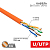 Кабель витая пара U/UTP кат.5E 4х2х24AWG LSZH нг(А)-HF INDOOR SOLID медь оранж. 305м (м) Rexant 01-0049