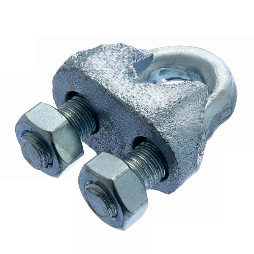 Зажим троса 6мм DIN 741 перфорир. подвес (уп.2шт) СТРОЙМЕТИЗ UTORM4010032