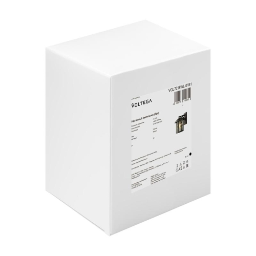 Светильник Saga 1х40Вт E27 IP44 бра настен. Voltega VGL7218WL-01B1